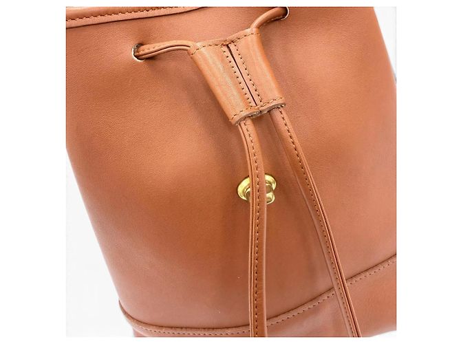 COACH Vintage 9960 Glove Leather Backpack Brown - view 8