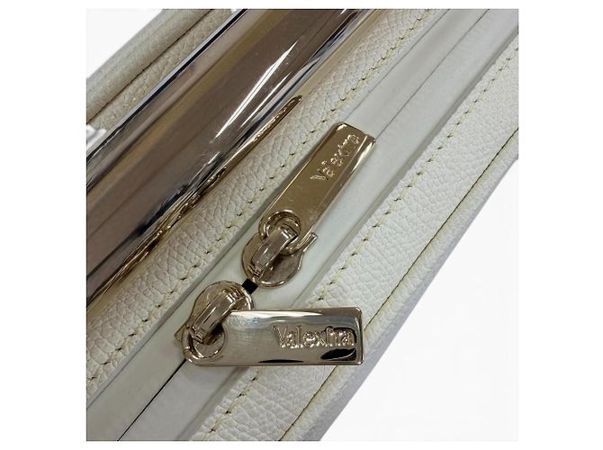 Borsa a tracolla 2-Way FLUTE in pelle Valextra Crudo - vista 10