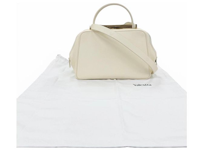 Borsa a tracolla 2-Way FLUTE in pelle Valextra Crudo - vista 2