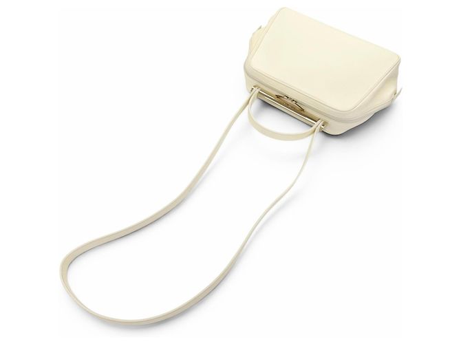 Borsa a tracolla 2-Way FLUTE in pelle Valextra Crudo - vista 5