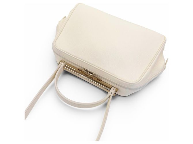 Borsa a tracolla 2-Way FLUTE in pelle Valextra Crudo - vista 6