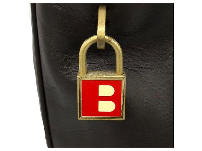 Bally Taprus Leder Aktentasche Tote Bag Dunkelbraun - Ansicht 10