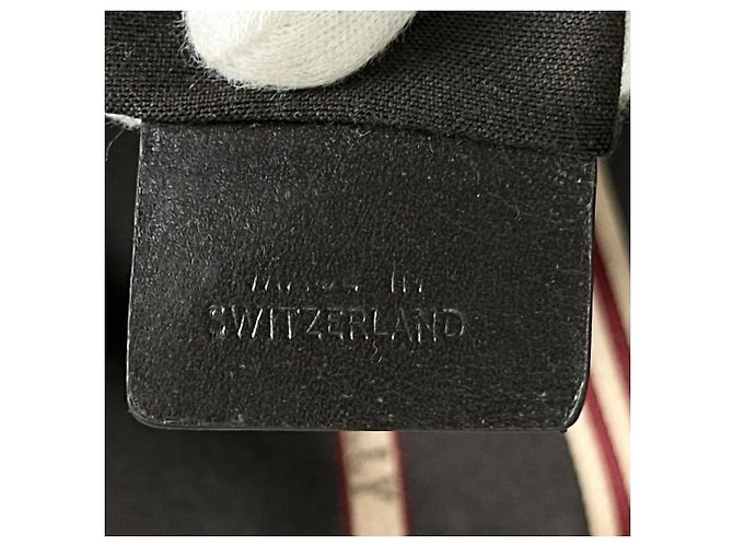 Bally Taprus Leder Aktentasche Tote Bag Dunkelbraun - Ansicht 14