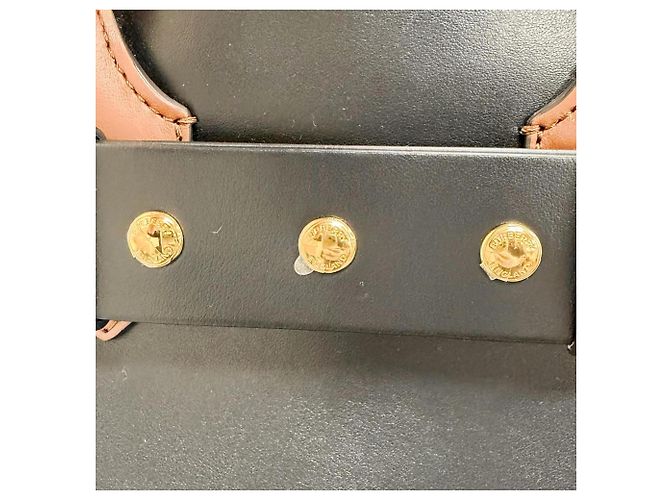 Burberry 8021279 Small 2-Way Tote and Shoulder Bag Marrone Nero - vista 10