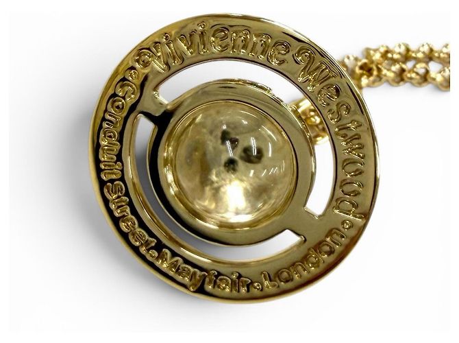 Collana Vivienne Westwood Gold Rhinestone D'oro - vista 7