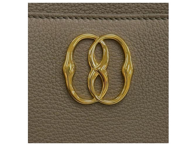 Bolsa BALLY Trapeze em couro macio Cinza - vista 10