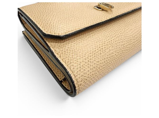 Cartera Double City Valextra V9L32 Beige - vista 4