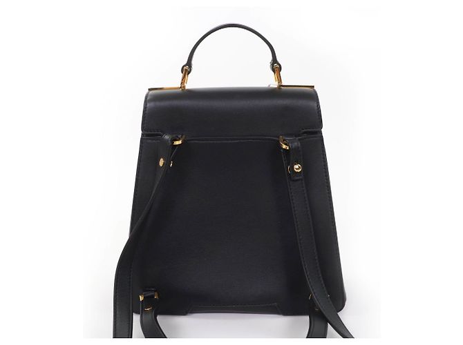 Marni ZAMP0018U0 Mini zaino/borsa Trancaloo in pelle Nero - vista 3