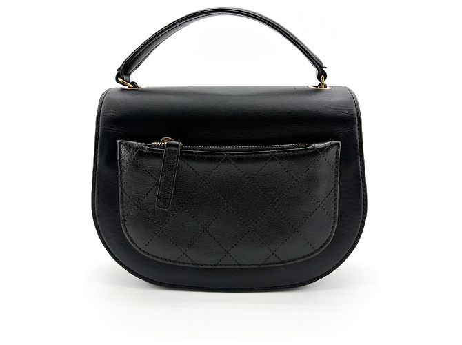 Chanel Coco Curve Flap Messenger in vitello e capretto matelassé Small Nero - vista 2