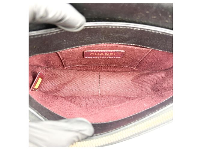 Chanel Coco Curve Flap Messenger in vitello e capretto matelassé Small Nero - vista 5