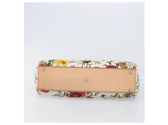 Gucci Joy Bardot Hobo Flora Canvas Medium Multicolor - vista 4