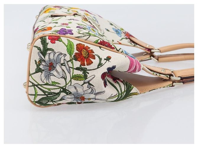 Gucci Joy Bardot Hobo Flora Canvas Medium Multicolor - vista 5