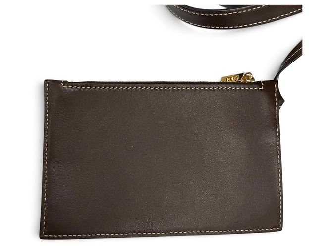 Tod's Raffia Charm & Pouch Bag Brown - view 10