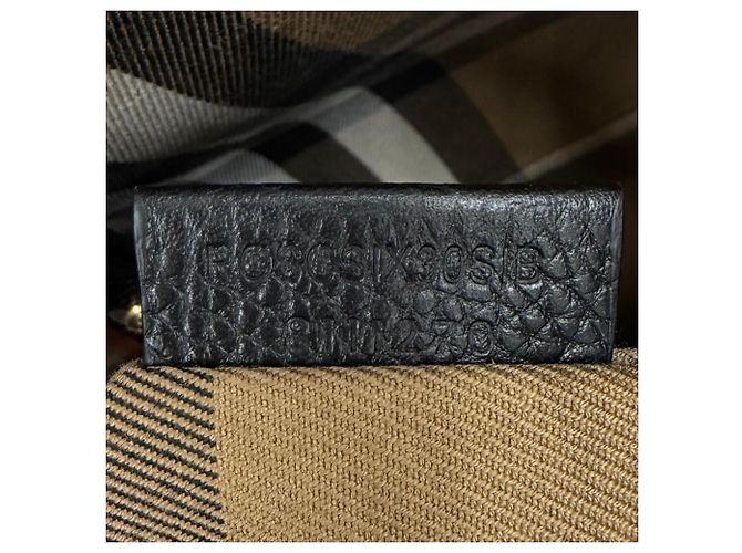 Borsa a mano in pelle media Burberry Bermondsey Check Nero - vista 13