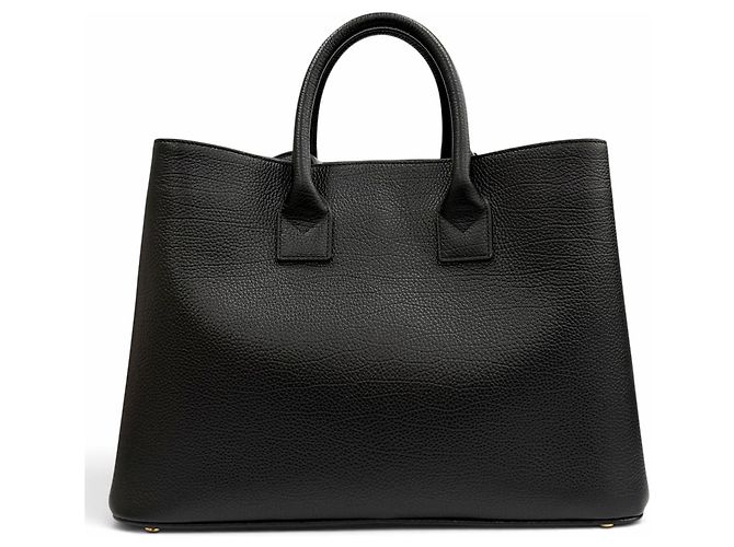 Borsa a mano in pelle media Burberry Bermondsey Check Nero - vista 4