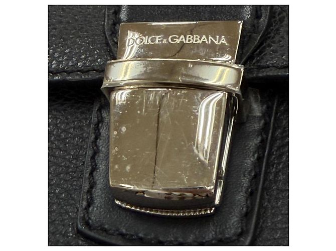 Pasta de couro Dolce & Gabbana Preto - vista 10