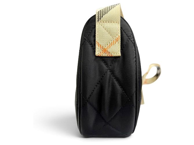 Borsa a tracolla Burberry Horseshoe Nero - vista 5
