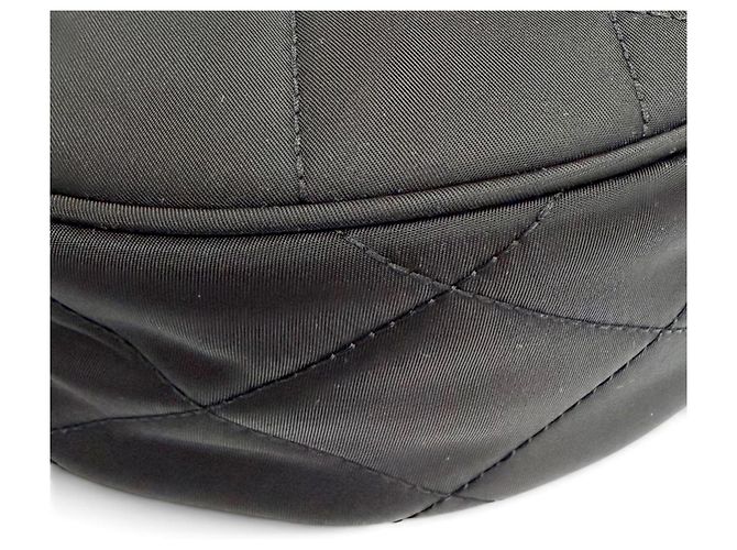 Borsa a tracolla Burberry Horseshoe Nero - vista 8