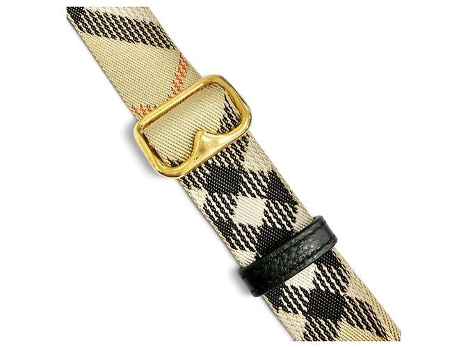 Borsa a tracolla Burberry Horseshoe Nero - vista 9