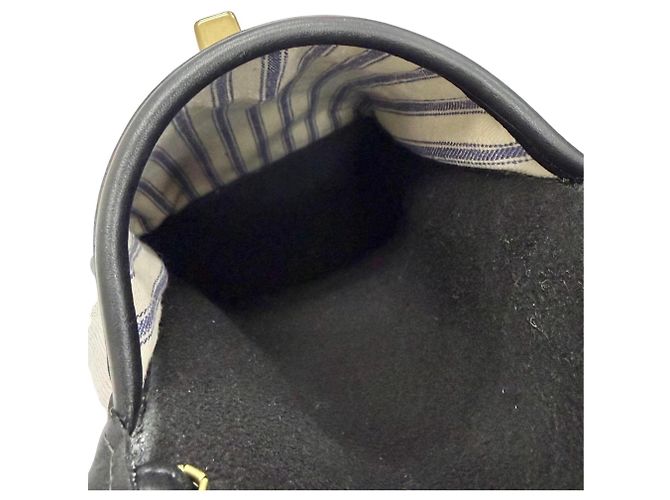 COACH Vintage 6908 Schultertasche aus Glove Leather Schwarz - Ansicht 8