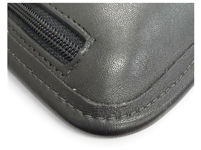 COACH Vintage 6908 Schultertasche aus Glove Leather Schwarz - Ansicht 9