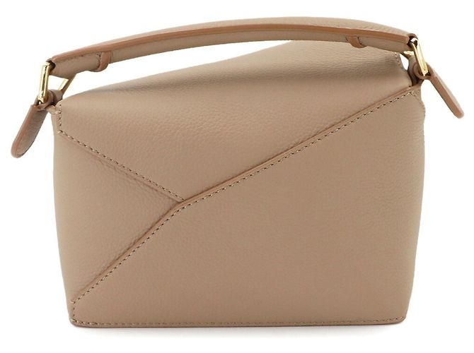 Bolsa Loewe Puzzle Edge Mini Areia - vista 3