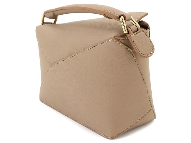 Bolsa Loewe Puzzle Edge Mini Areia - vista 4