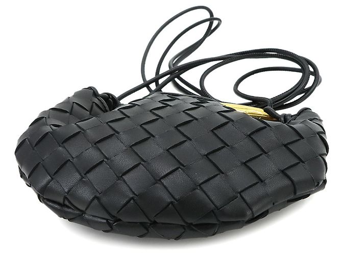 Borsa a mano Mini Sardine Intrecciato Bottega Veneta Nero - vista 4