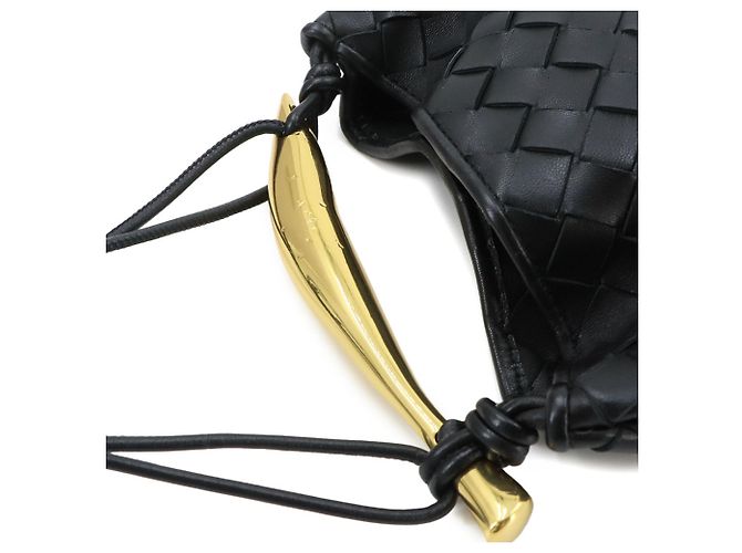Borsa a mano Mini Sardine Intrecciato Bottega Veneta Nero - vista 8
