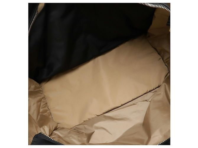 Borsa Tote Grande Burberry in Nylon Nero e Pelle - vista 5