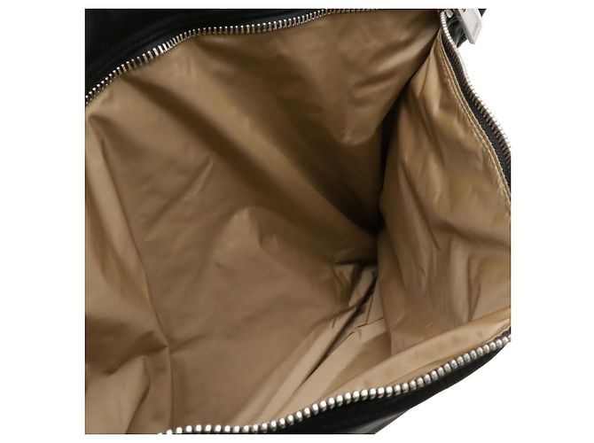 Borsa Tote Grande Burberry in Nylon Nero e Pelle - vista 7