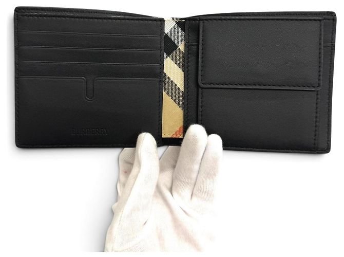Burberry Nightstamp Bifold Wallet Black - view 4