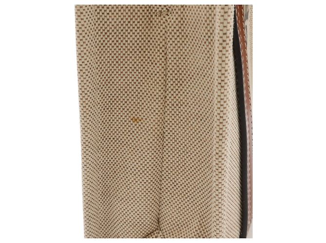 Borsa Tote Chloé Woody Small Marrone Beige - vista 5