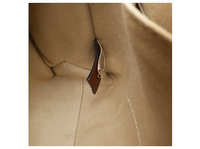 Borsa Tote Chloé Woody Small Marrone Beige - vista 9