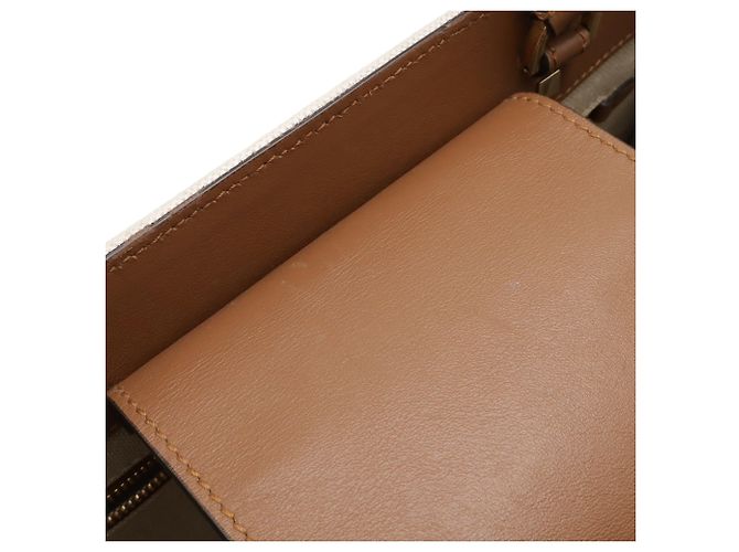 Borsa Tote Jimmy Choo Varenne M Marrone Beige - vista 10