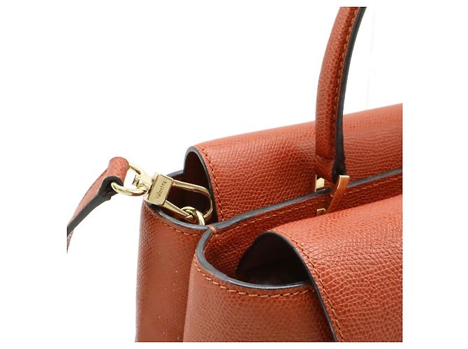 Borsa Valextra Small Twist Rosso - vista 6