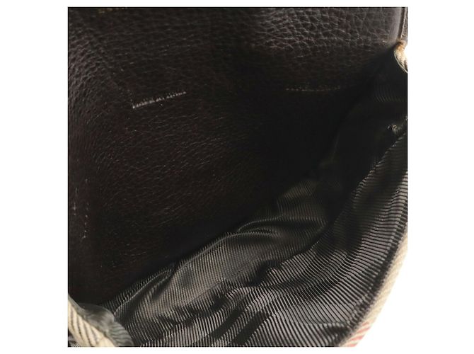 Borsa a tracolla Burberry House Check Nero Beige Marrone scuro - vista 8