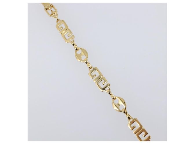 Cartera Givenchy Logo Metal Dorado - vista 4