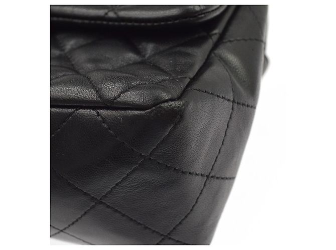 Chanel Classic Single Flap Quilted Lambskin Mini Negro - vista 4
