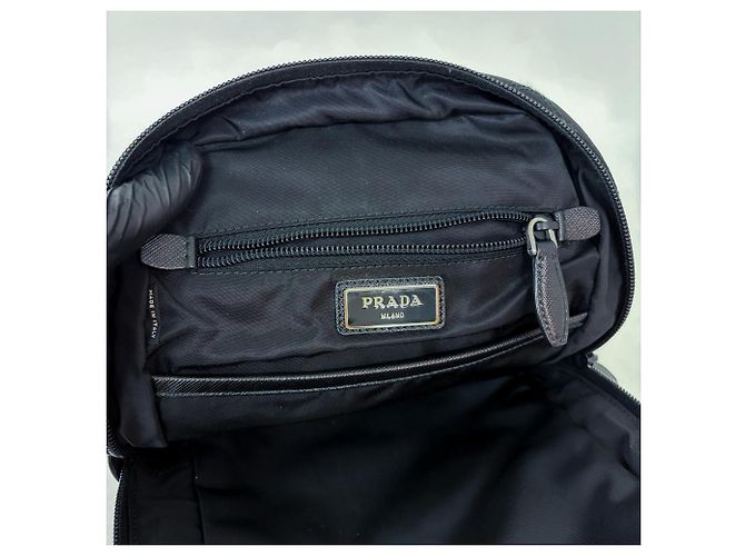 Prada Zip Sling Re-Nylon Preto - vista 6