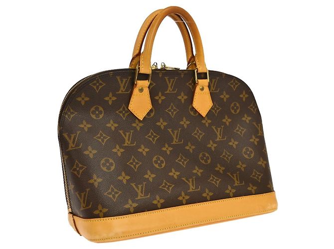 Louis Vuitton Alma Monogram Canvas PM Castaño - vista 2