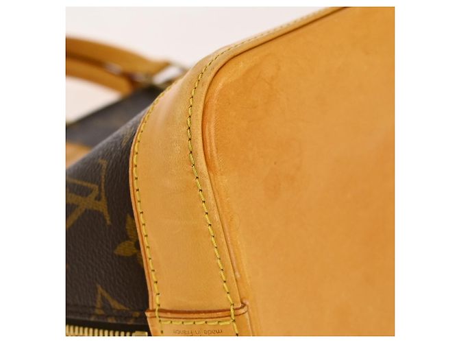 Louis Vuitton Alma Monogram Canvas PM Castaño - vista 5