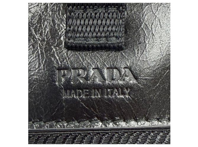 Borsa a tracolla Prada Soft Looks in pelle Nero - vista 8