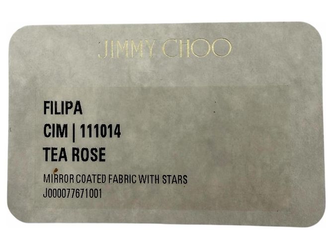 Cartera larga de piel metalizada Jimmy Choo Metálico - vista 11