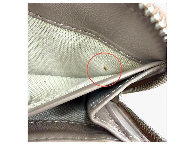Cartera larga de piel metalizada Jimmy Choo Metálico - vista 12
