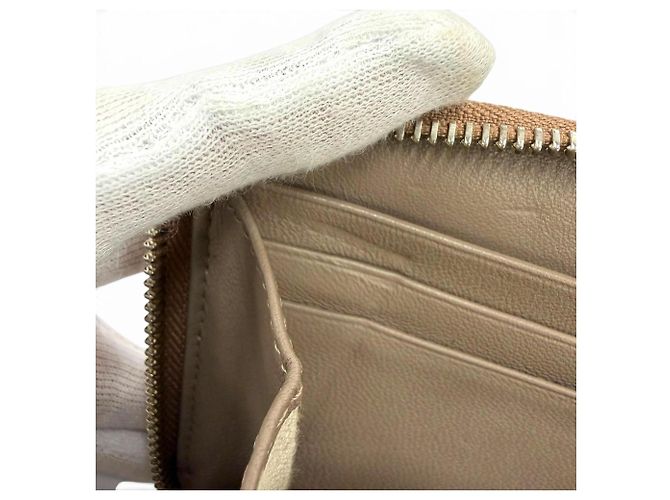 Cartera larga de piel metalizada Jimmy Choo Metálico - vista 13