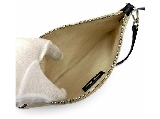 Miu Miu Raffia Mesh Tote Bag - Ansicht 11