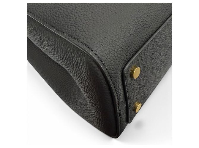 Marni Trancaloo Leder-Tote-Bag mit Logo-Hardware Schwarz - Ansicht 7