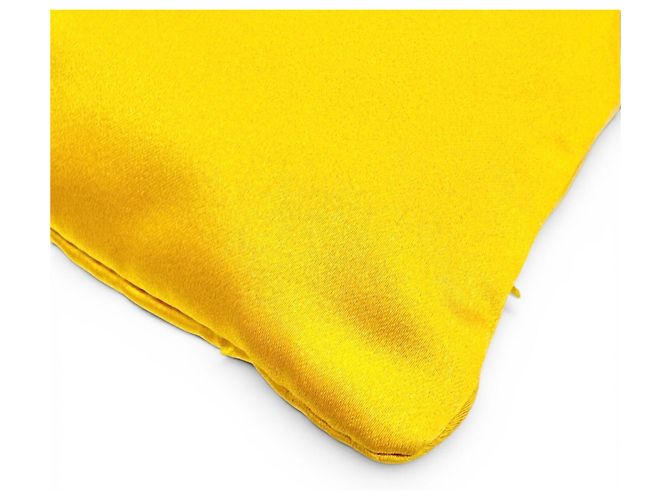 Pouch con coulisse Miu Miu Duchess Giallo - vista 6