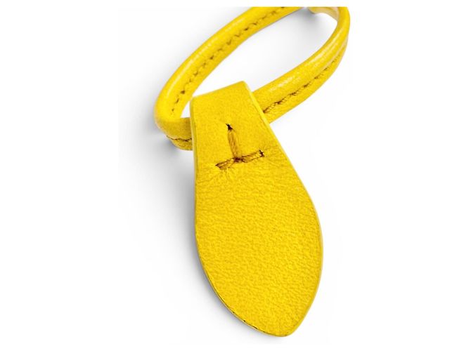 Pouch con coulisse Miu Miu Duchess Giallo - vista 7